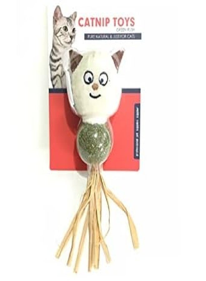 THE DDS STORE Catnip Toy, Cat Chew Toy Bite Resistant Catnip Toys for Cats,Catnip Filled Cartoon Cat Teething Chew Toy 100% Natural Plush Owl with Catnip Ball Pack Of1 - Image 3